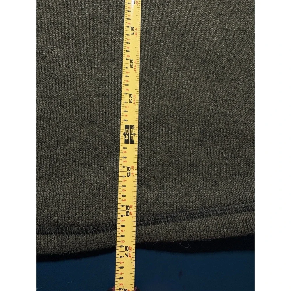 The North Face Better Sweater Quarter Zip Pullover Men's Medium Olive Green Knit